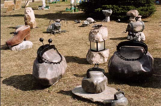 Garden sculptures and environment objects